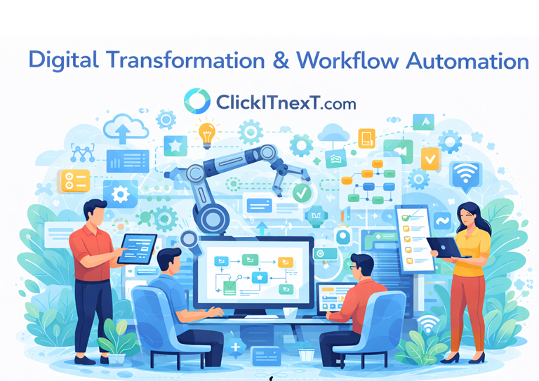 Digital Transformation & Workflow Automation Bangladesh - ClickITnexT