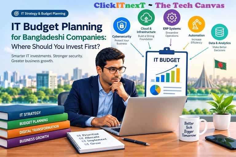 IT Budget Planning for Bangladeshi Companies: Cybersecurity, ERP Systems, Cloud Infrastructure, Automation, and Data Analytics
