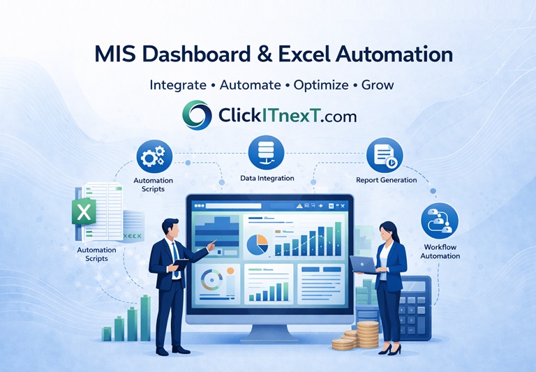 MIS Dashboard & Excel Automation service Bangladesh - ClickITnexT